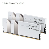 【獨家！最高5%回饋】曜越 鋼影 TOUGHRAM 記憶體 DDR4 3200MHz/3600MHz/4000MHz/4400MHz 16GB(8GBx2) 白色