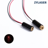 Hot Selling Glass Lens/Plastic Lens Red Dot Laser Diode Module D8x18mm 635nm/650nm 5mw Single-Mode Industrial Grade