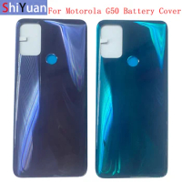 Battery Cover Rear Door Housing Back Case For Motorola Moto G50 Battery Cover Replacement Parts