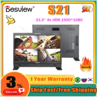 Bestview S21 21 inch Big Monitor 21'' 3G SDI 4K HDR Monitoring support PBP/PIP UHD 3840x2160 Desktop Multi-Screen