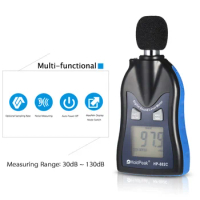 Sound Level Meter Digital Noise Tester LCD Screen Voice Describe Meter Monitor Pressure Tester,HoldPeak HP-882C