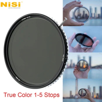 NiSi 67mm 72mm 77mm 82mm 95mm Swift True Color ND-VARIO Pro Nano 1-5stops Variable ND Filter Waterproof Anti-Reflective Coating
