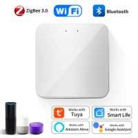 Tuya Smart Multi Mode Gateway ZigBee Bluetooth Hub Wireless Smart Life APP Remote Controller Bridge Support Alexa Google Home