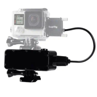Waterproof Power Bank for DJI Osmo GoPro Hero Max 10 9 8 7 6 5 Hero 4 session 3+SJCam Insta360 R One X2 Action Camera Battery