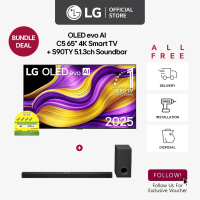 [New] LG OLED evo AI C5 65\ 4K Smart TV + S90TY 5.1.3ch Soundbar [Bundle Deal]"