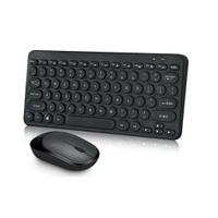 USB Wireless Keyboard & Mouse Set Thin And Light 2.4GHz Keyboard Set/ Set Keyboard dan Tetikus Senya