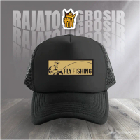 topi trucker custom sablon satuan / topi mancing/ pancing