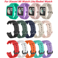Silicone Strap For Xiaomi Mi Watch Lite Global Version Smart Watch Replacement Sport Bracelet Wristband Redmi Watch 2 lite Strap