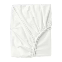 ULLVIDE 單人床包, 白色, 90x200 公分
