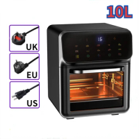 10L AirFryer Visual intelligent household flip fryer, oil-free multifunctional multi-layer oven Air Fryers 220V 110V