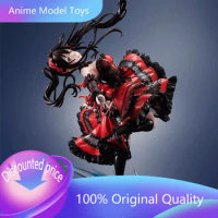 100% Genuine Original Tokisaki Kurumi PVC H24cm 1/7 Figure Anime Model Doll Toys Collection