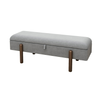 床尾凳 歐式輕奢臥室床尾凳沙發實木現代簡約衣帽間凳床前榻床邊凳長條凳