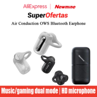 Newmine-True Wireless OWS Bluetooth Earphone, Air Conduction Headset, Open-ear Running Headphone, for Xiaomi/Huawei/Apple, GE12