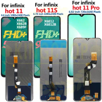 For Infinix Hot 11 Hot11 X662 LCD Display Digitizer For Infinix Hot 11 Play Display For Infinix Hot 11s X6812 Touch Screen