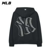 【MLB】大Logo拉鍊連帽外套 紐約洋基隊(3ATRB0334-50CGS)