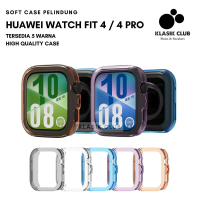 Bumper Clear Case Bolong For Huawei Watch Fit 4 / Fit 4 Pro Bahan TPU Case Transparan Warna