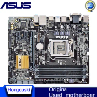 Used LGA 1150 For Intel B85 motherboard For ASUS B85M-G PLUS Socket LGA1150 DDR3 SATA3 USB3.0 SATA3 Desktop motherboard