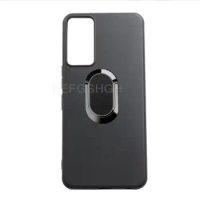 For TCL 40R 5G 40 R T771K T771K1 T771H T771A 6.6" Back Ring Holder Bracket Phone Case Smartphone TPU Soft Silicone Cover