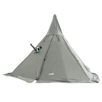 Indian Hexagonal Pyramid outdoor tent Camping for 4 people outdoor camping big tent Camp Tents 4-6 Person