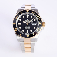 二手品 ROLEX 勞力士 126613LN 半金黑水鬼 41MM 自動上鍊 (含2021年保卡及原廠盒子)