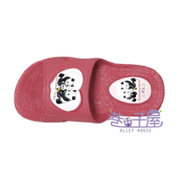 童款熊貓一體成型防水拖鞋 MIT台灣製造 粉色【巷子屋】