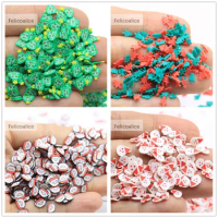 500g Halloween Christmas Tree Ouija Magic Wizard Hat Shape Polymer Clay Slices Sprinkles for Slimes Filling Phone DIY
