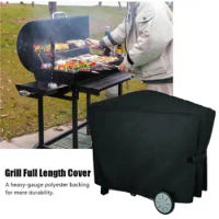 BBQ Grill Cover Waterproof Anti-Dust Weber Outdoor Barbecue Cover Heavy Duty Charbroil Grill Cover 3 Sizes Barbecue Accessories