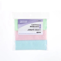 【Catchmop】韓國神奇吸水抹布 3入裝(適用於室內外各種吸水清潔用途)