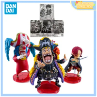 Genuine Bandai One Piece Luffy Teach Shanks Buggy WCF JUMP Anime Action Figures Model Toy Collectible Gift for Toys Hobbies Kids