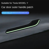 Car Door Handle Stickers Anti-Scratch Luminous for Tesla Model 3/Y Scratch-Resistant Car Stickers Universal car accessories