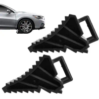 Car Trailer Wheel Chocks Anti-Slip Vehicle Tyre Slip Stopper Slope Tire Chocks Slip Prevention Tire Support Pad Car Accessories