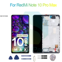 For RedMi Note 10 Pro Max Screen Display Replacement 2400*1080 M2101K6I For RedMi Note 10 Pro Max LCD Touch Digitizer