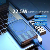 Portable Magnetic Wireless Charging External Battery for iphone 13，12Pro 15w for Huawei PD22.5w 10000mAh