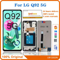 6.7" Original For LG Q92 5G LCD Display Touch screen Digitizer Assembly For LG Q92 LM-Q920N Screen Replacement Repair Parts