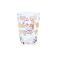 【SANRIO 三麗鷗】療癒貓咪系列 貓掌造型玻璃杯 HELLO KITTY(餐具雜貨)