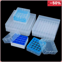 TT computer Portable Plastic Test Tube Holder With Cover 20/25/81/100Well Centrifuge Tube Rack for 1