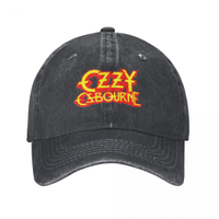 Ozzy Osbourne Singer Trucker topi Stuff fesyen bermasalah dibasuh fesyen Snapback Hat untuk lelaki wanita laras