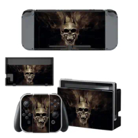 10 Styles Skull Style Vinyl Decal Skin Sticker For Nintendo Switch NS NX Console Protector Game Accessoriy NintendoSwitch