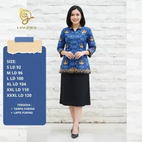 KORPRI BARU 2023 | SERAGAM PNS BLOUSE KORPRI | BAJU ASN KORPRI WANITA L tanpa furing
