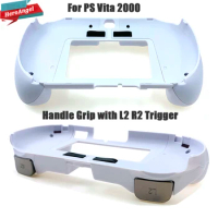 New Frosted Hand Grip Joypad Stand Case with L2 R2 Trigger Button For PSV 2000 PS VITA2000 Game Console Accessories