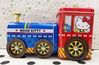 【震撼精品百貨】Hello Kitty_凱蒂貓~三麗鷗 KITTY台灣授權鐵製置物盒-火車造型#13225