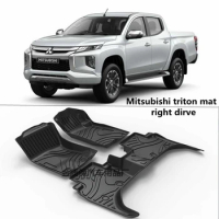 Use for Mitsubishi triton RHD custom car All-Weather TPO car Floor Mat Mitsubishi triton RHD waterproof trunk mat car floor mat
