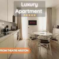 住宿 [Ariston a 200m]-Luxury Apartment con A/C &amp; Wi-Fi Sanremo Centre 聖雷莫