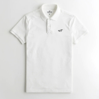 Hollister HCO 短袖 polo 白色 1593