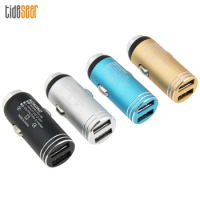 2000pcs Dual USB Car Charger For Mobile Phone Tablet GPS 3.1A 2 Port Fast Car-Charger Adapter for iPhone Xiaomi mi 10 Samsung S9