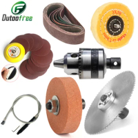 Electric Grinder Accessories Rotary Tool Accessories For Sander Lathe Grinder Electric Belt Sander Grinding Polishing Drilling