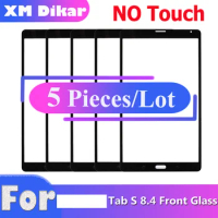 5 PCS Glass + OCA For Tab S 8.4 SM-T700 SM-T705 T700 T705 LCD Touch Screen Front Outer Glass Lens Parts Replace
