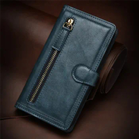 for Galaxy S10 Plus S10+ Funda Retro PU Flip Leather Case for Samsung Galaxy S10 plus S10+ Card Holder Case Coque