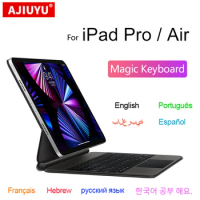 Folio Smart Magic Keyboard Case For iPad Pro 11 Air 5 4 Air5 2022 2020 Pro 12.9 6th 5th 4th 3rd Gen Case Touchpad Keyboard Cover