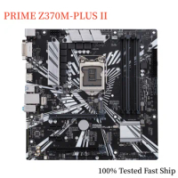For ASUS PRIME Z370M-PLUS II Motherboard Z370 64GB LGA1151 DDR4 Micro ATX Mainboard 100% Tested Fast Ship